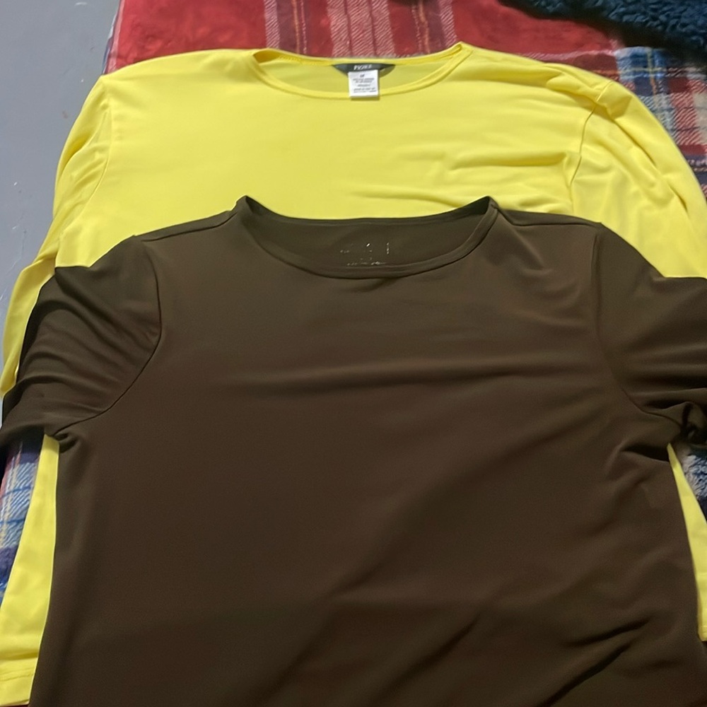Two Flore brand shirts